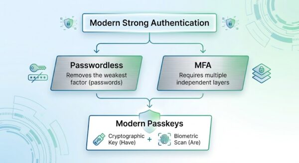 Diagram of how multi-factor authentication (MFA) works.