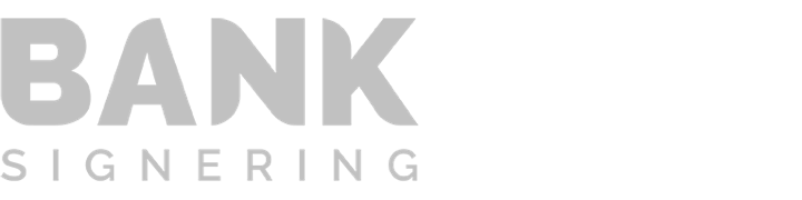 Bank signering
